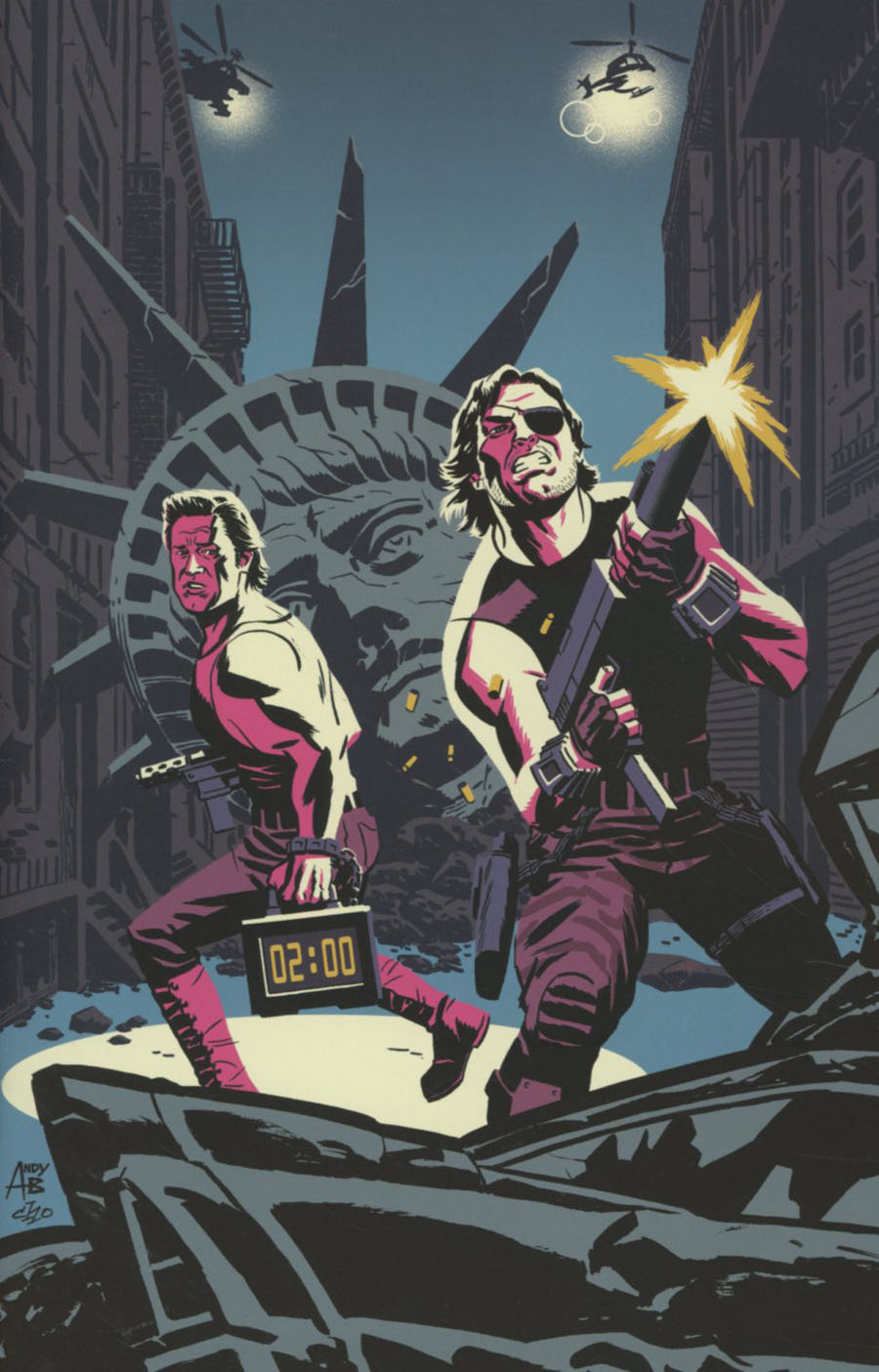 Big Trouble In Little China Escape From New York #1 Cover D Variant Michael Cho & Andy Belanger East Cover