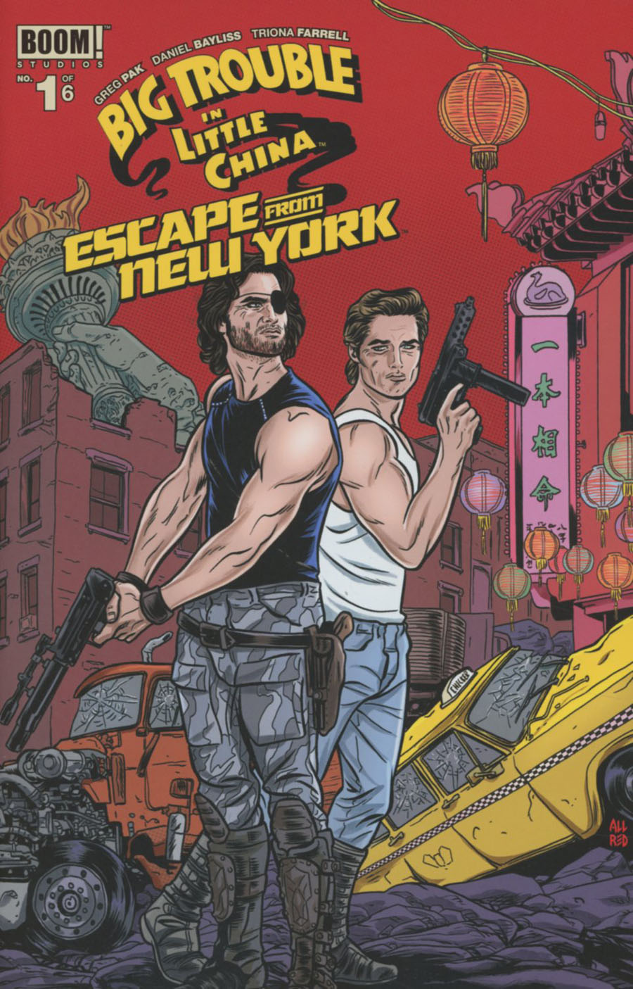 Big Trouble In Little China Escape From New York #1 Cover C Variant Michael Allred Subscription Cover