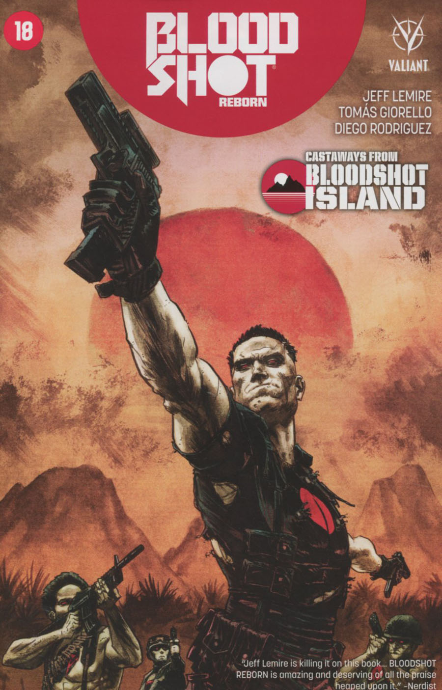 Bloodshot Reborn #18 Cover B Variant Adam Gorham Cover
