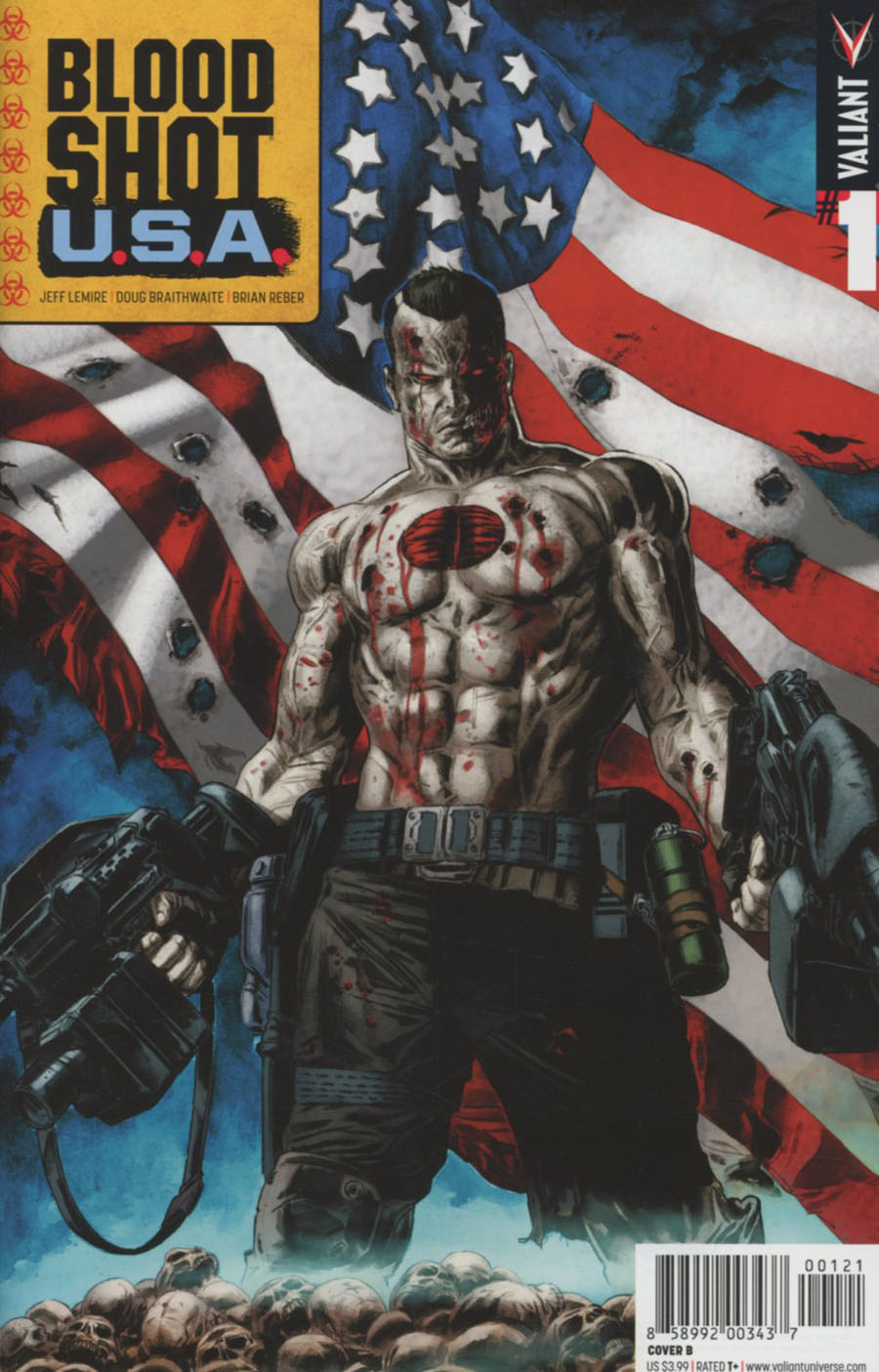 Bloodshot USA #1 Cover B Variant Doug Braithwaite Cover