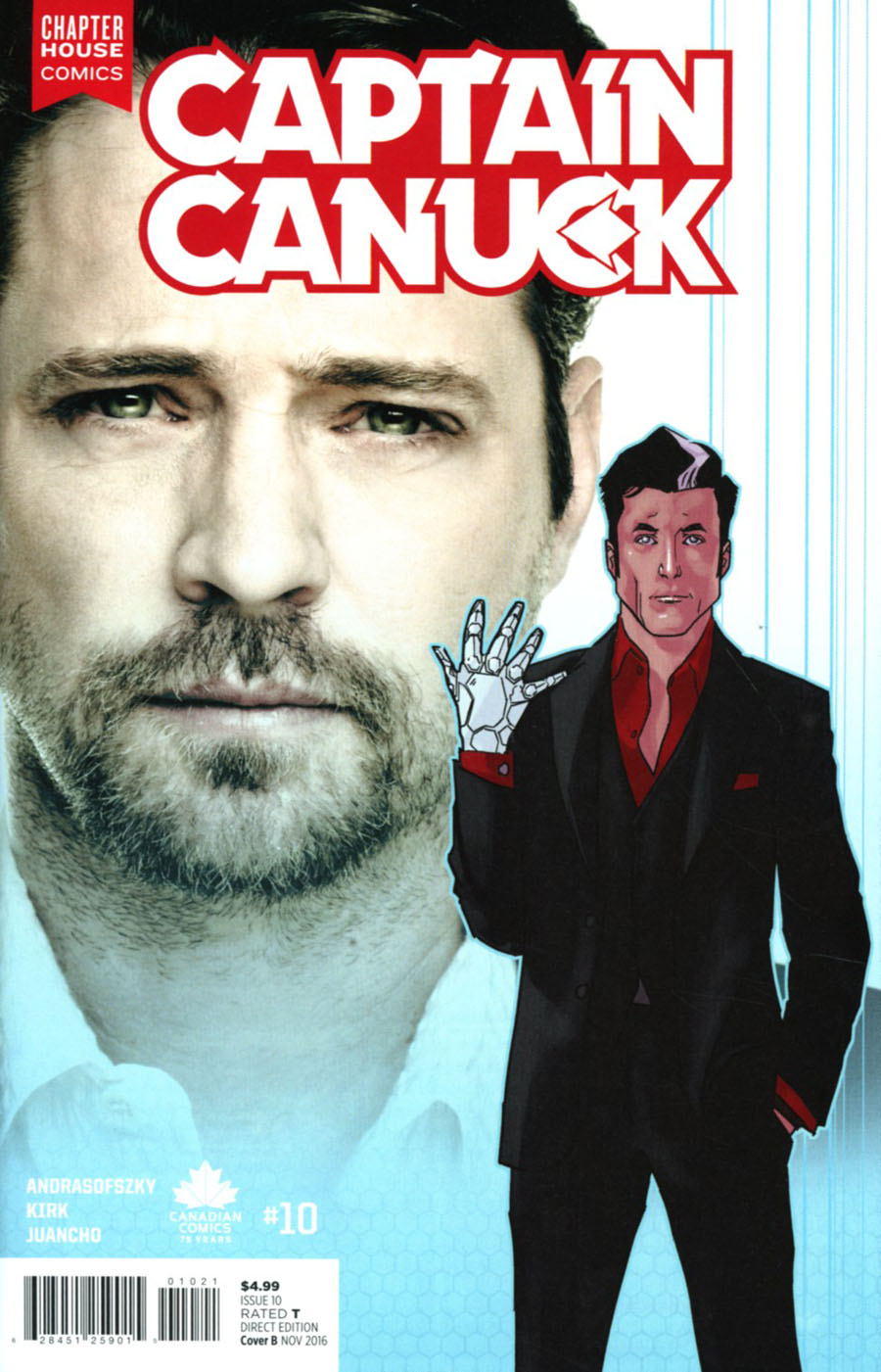 Captain Canuck Vol 2 #10 Cover B Variant Jason Priestley Photo Cover