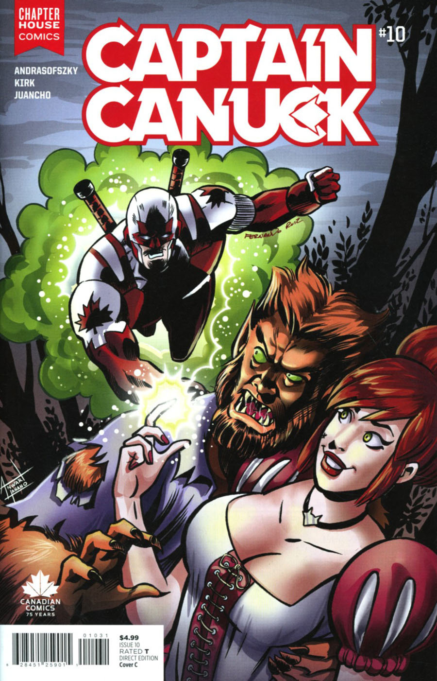 Captain Canuck Vol 2 #10 Cover C Variant Fernando Ruiz Cover