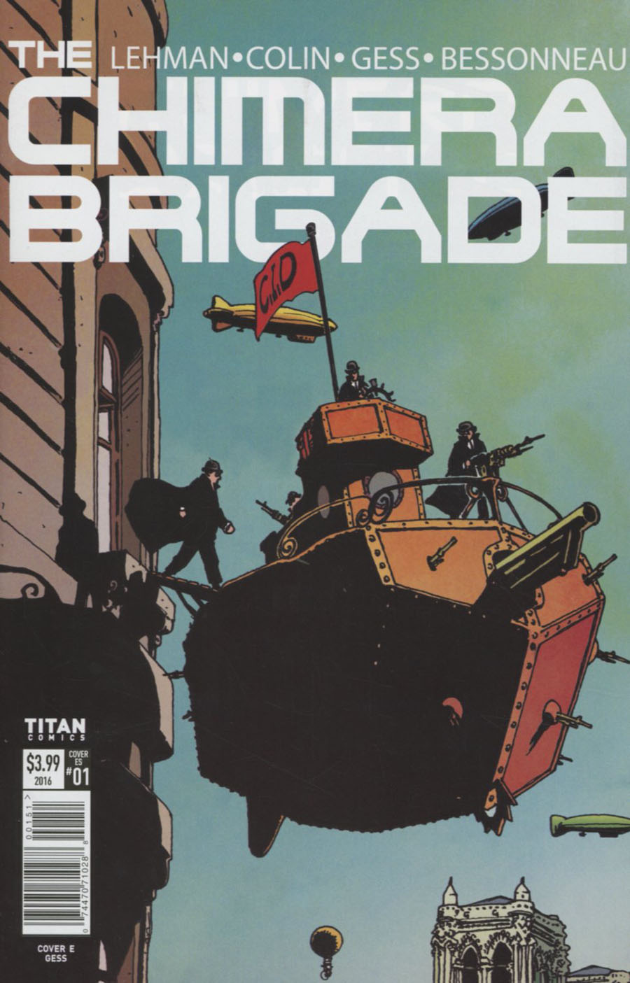 Chimera Brigade #1 Cover E Variant Gess Cover