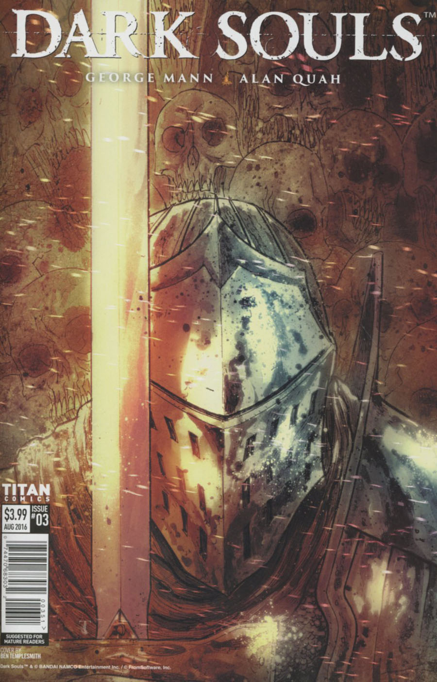 Dark Souls #3 Cover D SDCC Exclusive Ben Templesmith Variant Cover