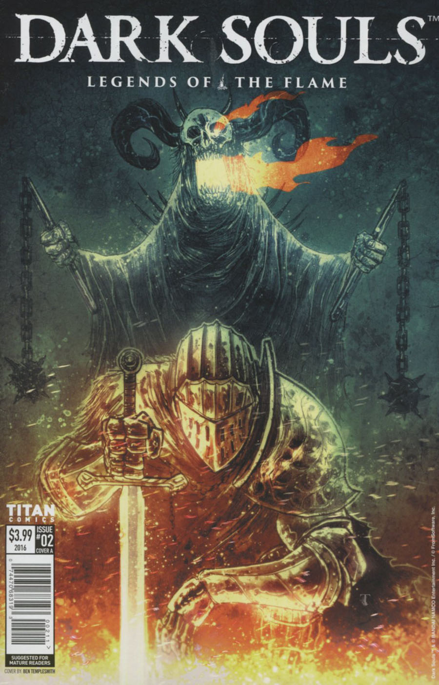 Dark Souls Legends Of The Flame #2 Cover A Regular Ben Templesmith Cover