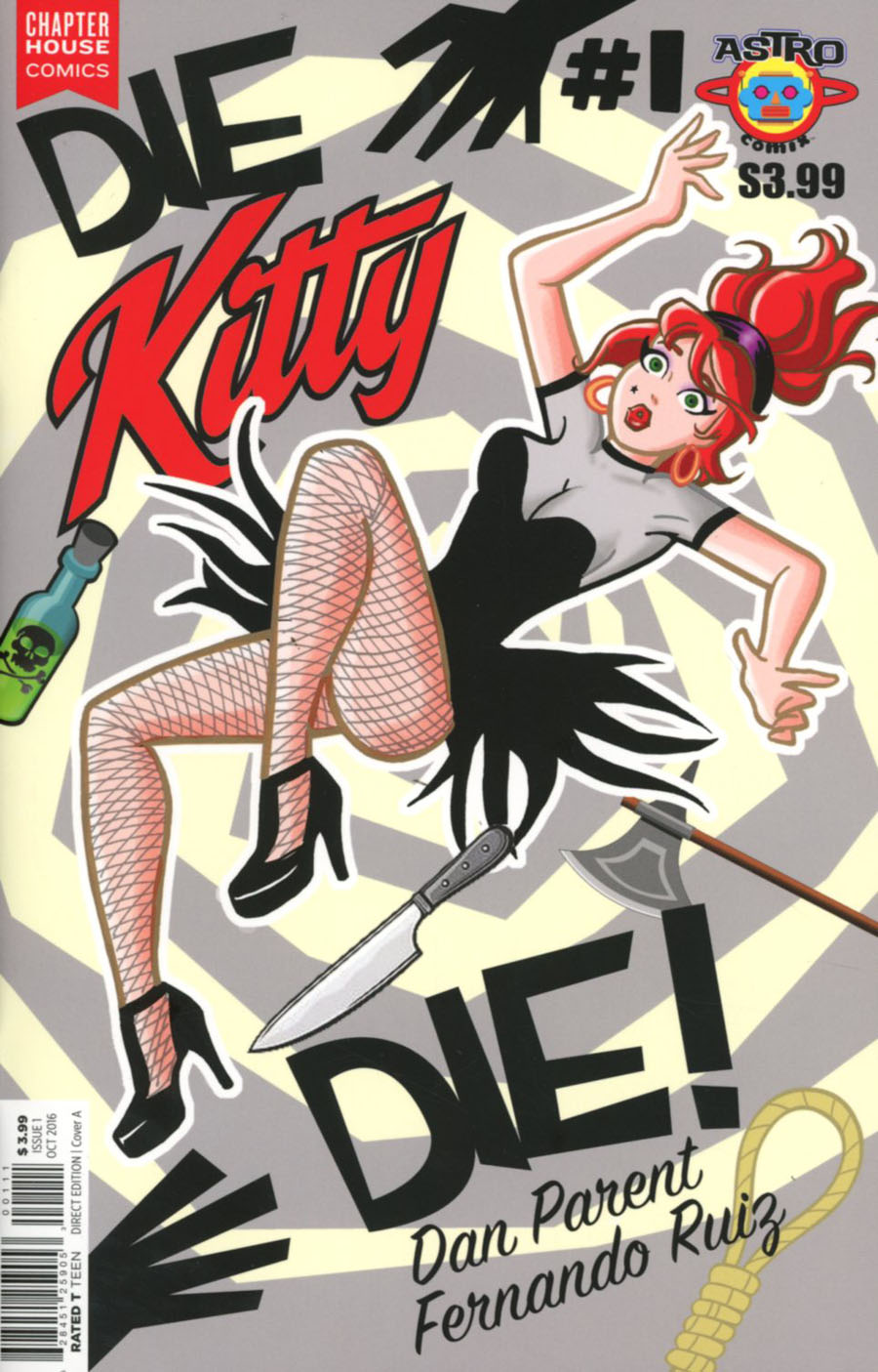 Die Kitty Die #1 Cover A Regular Dan Parent Cover