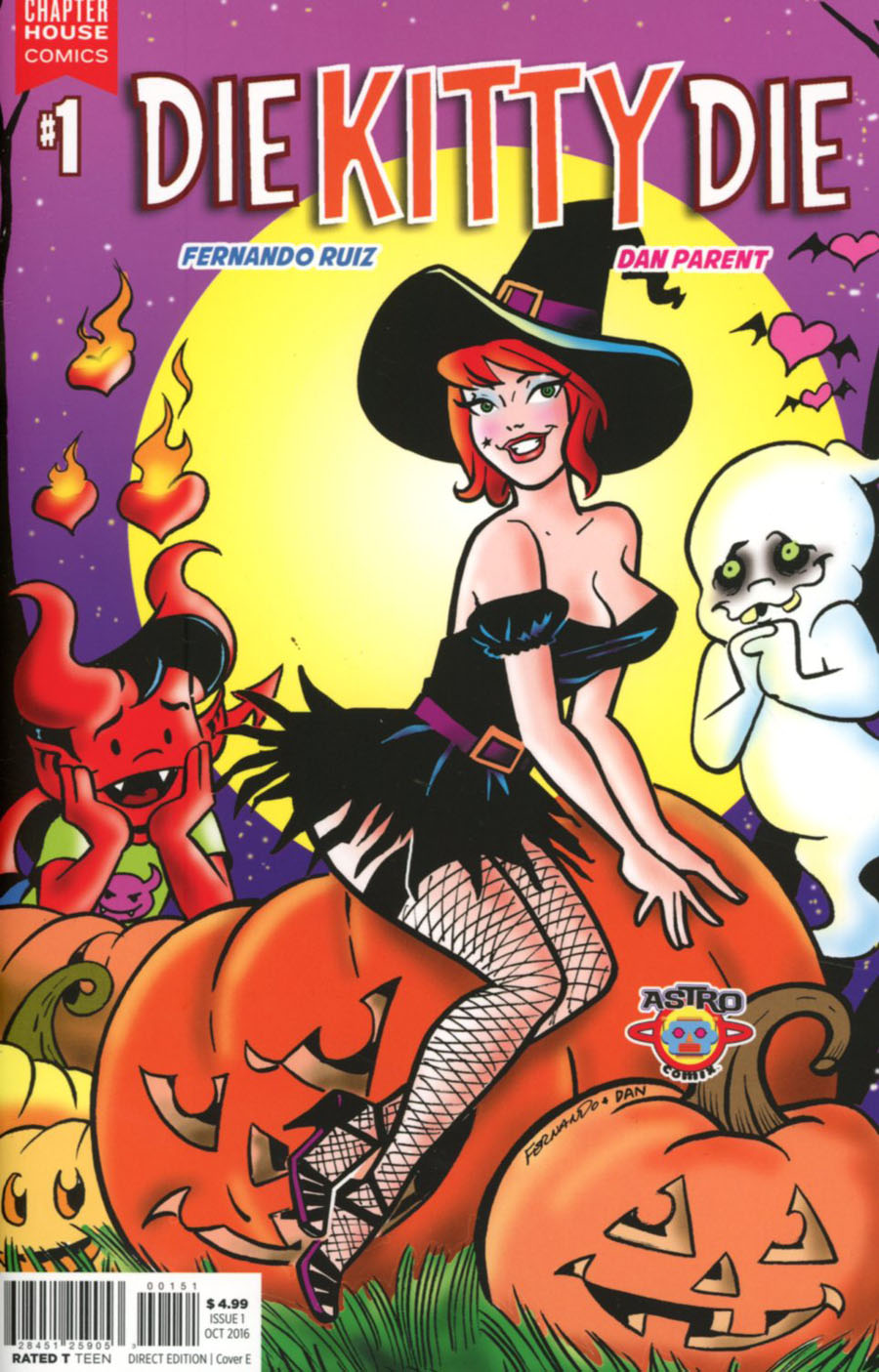 Die Kitty Die #1 Cover E Variant Dan Parent & Fernando Ruiz Cover
