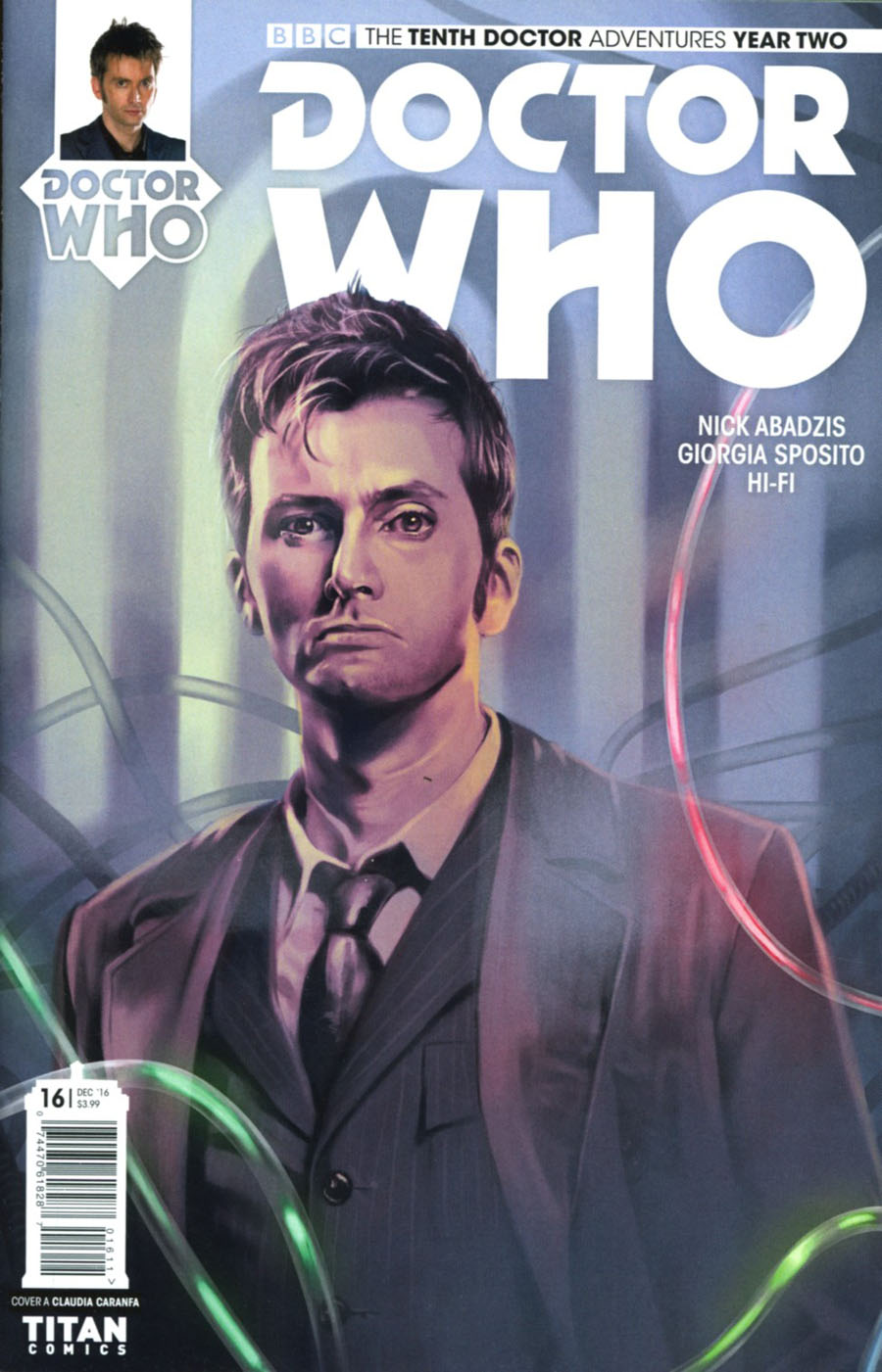 Doctor Who 10th Doctor Year Two #16 Cover A Regular Claudia Caranfa Cover