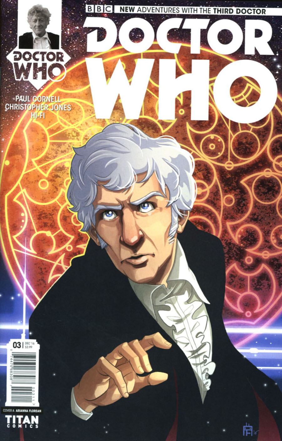Doctor Who 3rd Doctor #3 Cover A Regular Arianna Florean Cover