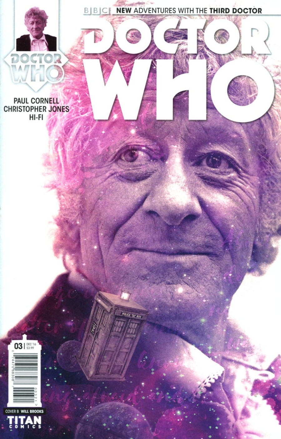 Doctor Who 3rd Doctor #3 Cover B Variant Photo Cover