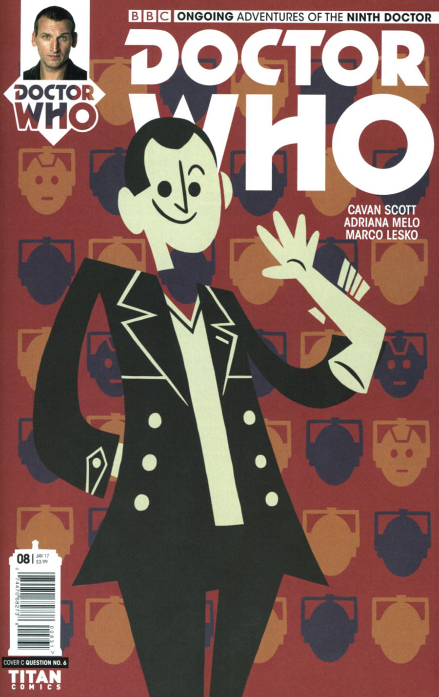 Doctor Who 9th Doctor Vol 2 #8 Cover C Variant Question No 6 Cover