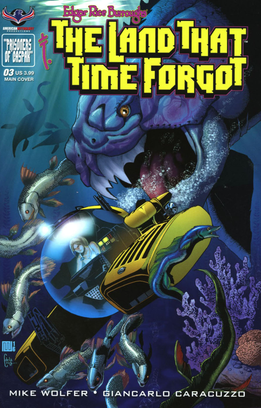 Edgar Rice Burroughs Land That Time Forgot #3 Cover A Regular Mike Wolfer Cover