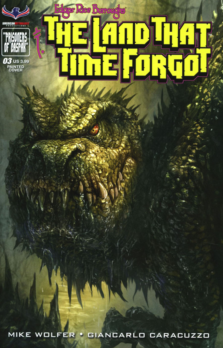 Edgar Rice Burroughs Land That Time Forgot #3 Cover B Variant Chris Scalf Painted Subscription Cover