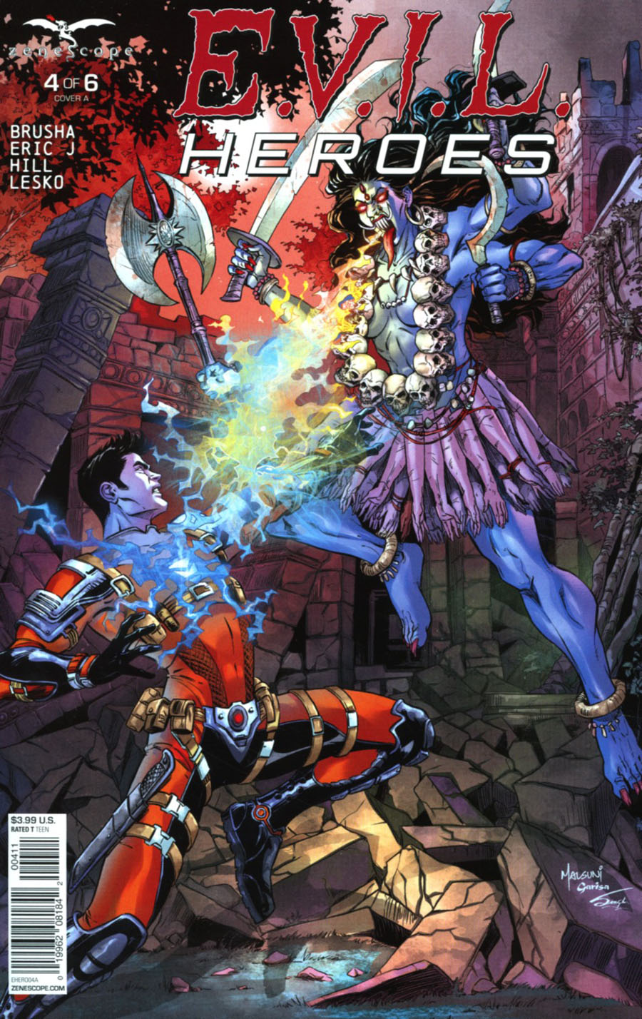 Evil Heroes #4 Cover A Abhishek Malsuni