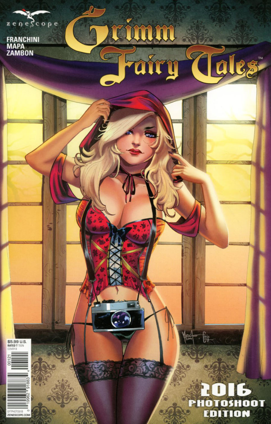 Grimm Fairy Tales 2016 Photo Shoot Cover B Mirka Andolfo