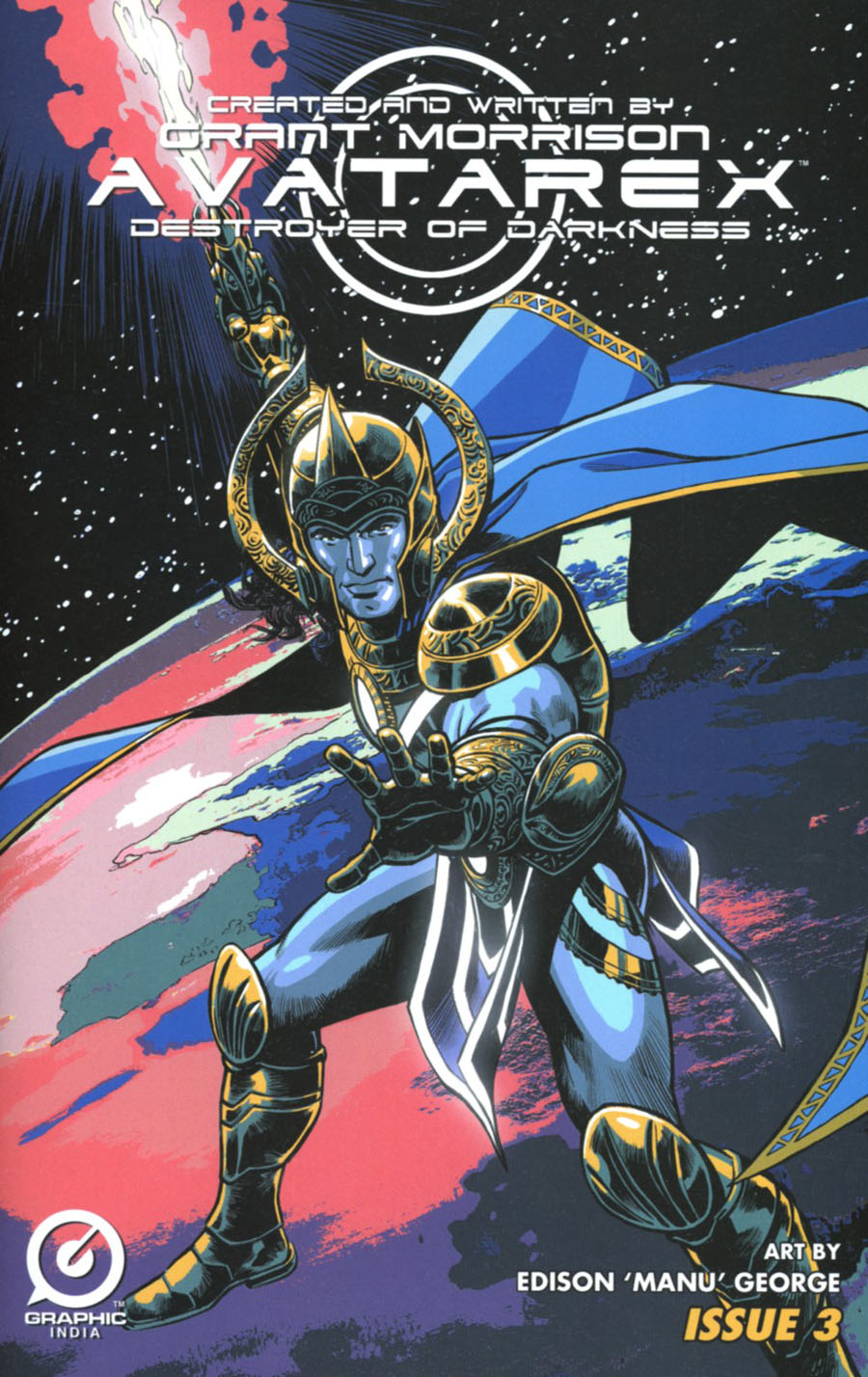 Grant Morrisons Avatarex Destroyer Of Darkness #3 Cover B Variant Adam Moore Cover