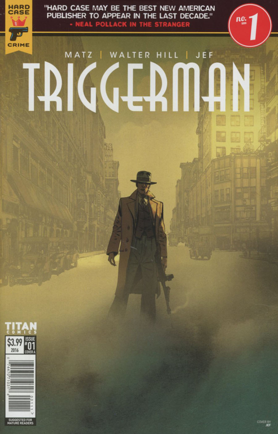Hard Case Crime Triggerman #1 Cover A Regular Jef Cover