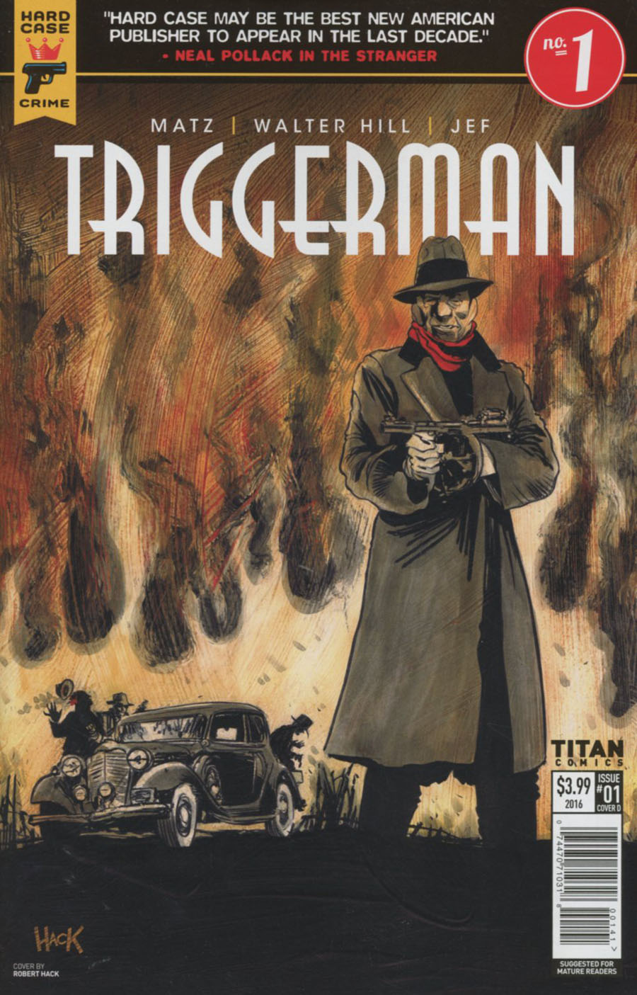 Hard Case Crime Triggerman #1 Cover D Variant Robert Hack Cover