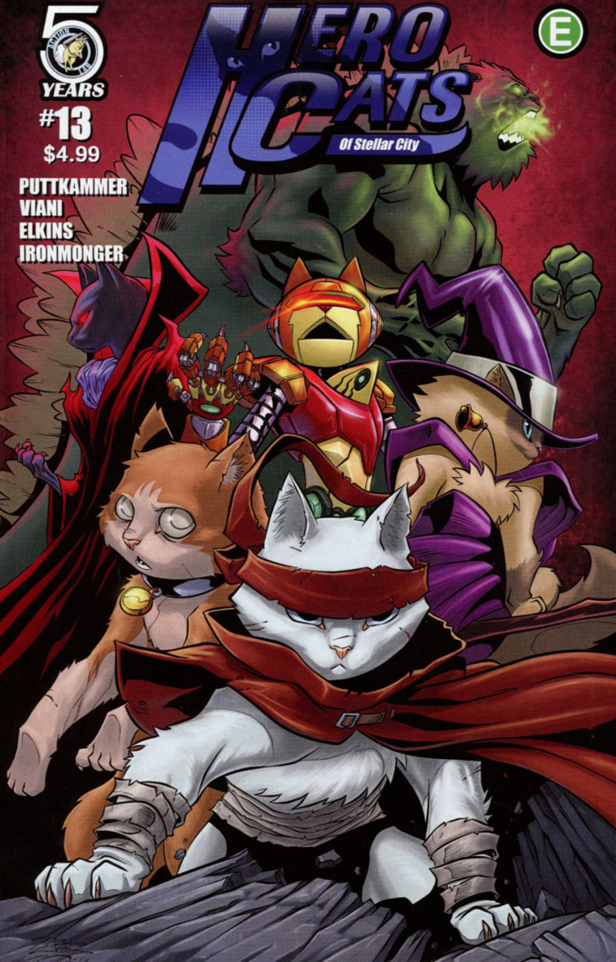 Hero Cats #13 Cover B Variant Marcus Williams Cover