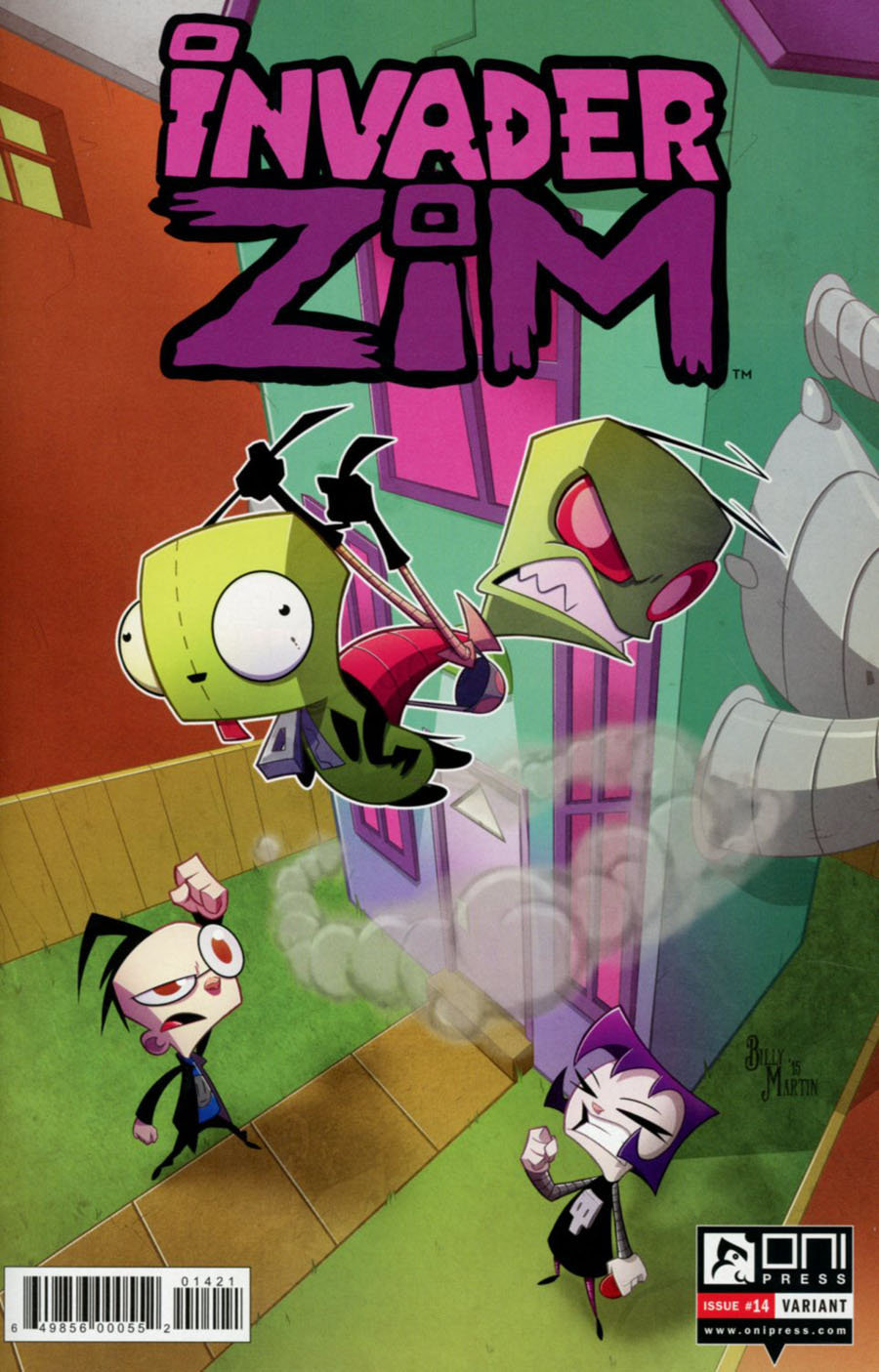 Invader Zim #14 Cover B Variant Billy Martin Cover
