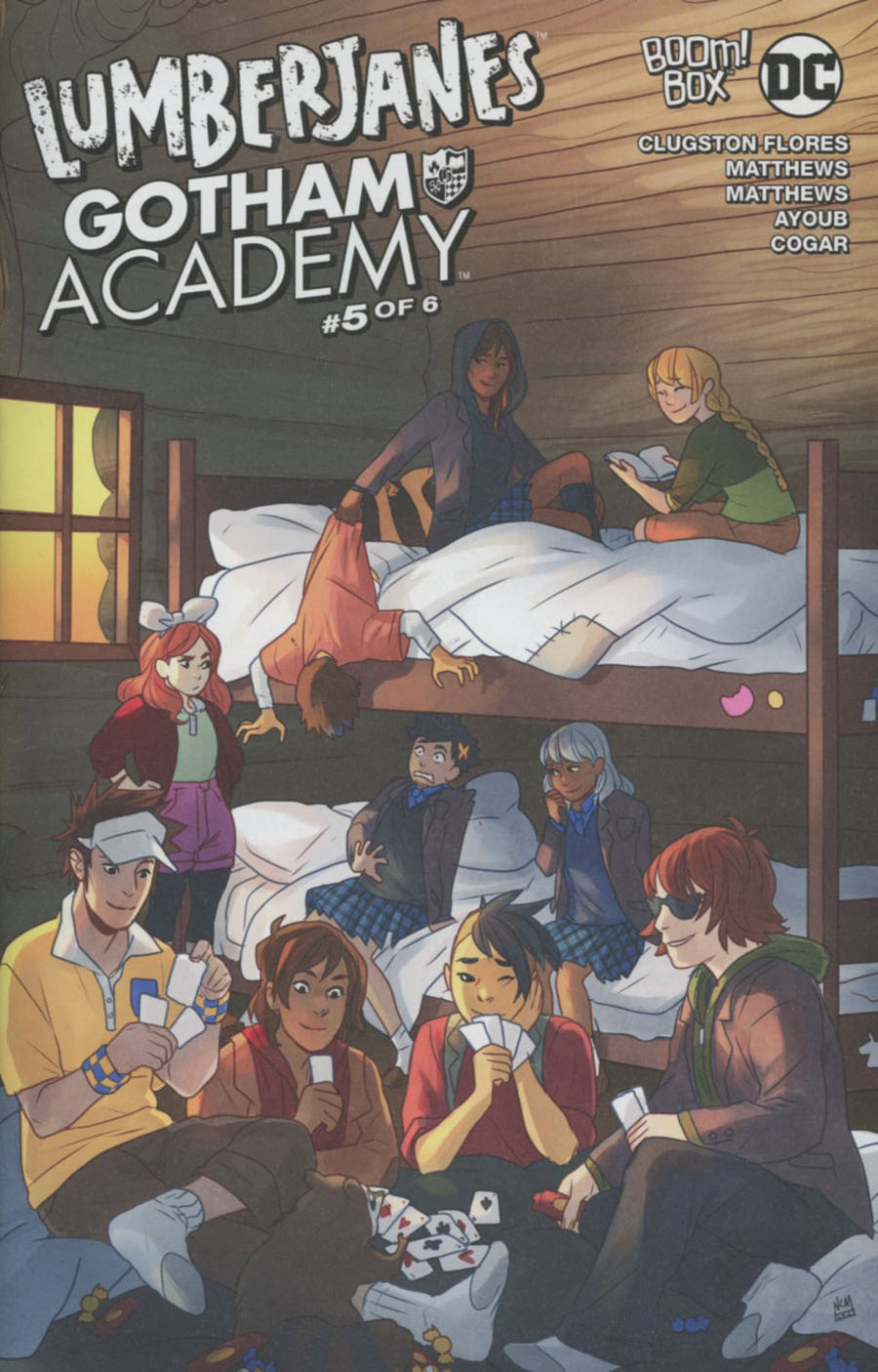 Lumberjanes Gotham Academy #5 Cover B Variant Kelly Matthews & Nichole Matthews Subscription Cover
