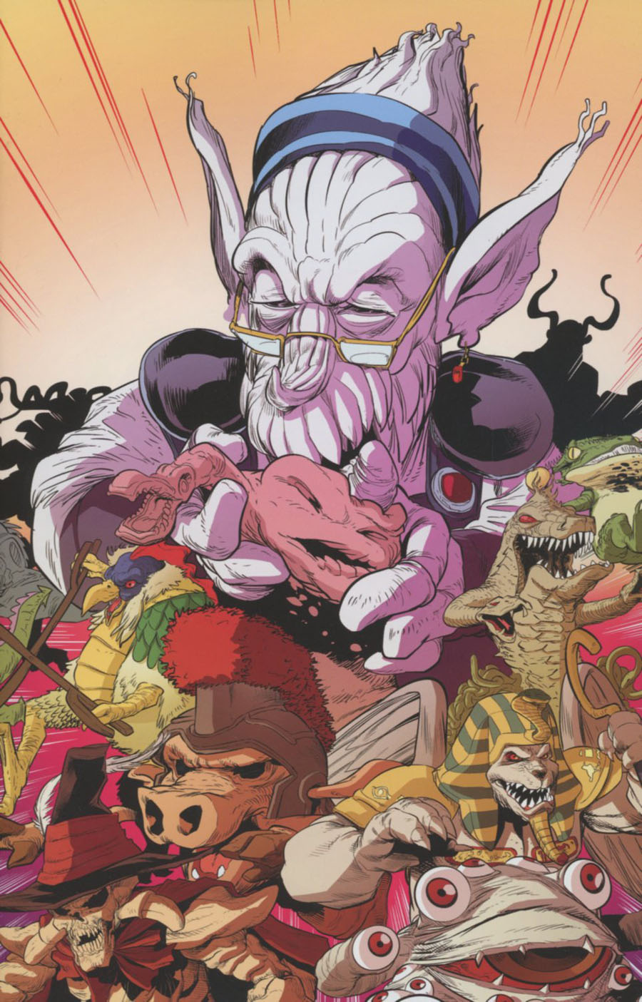 Mighty Morphin Power Rangers (BOOM Studios) #8 Cover C Variant Bachan Villain Cover