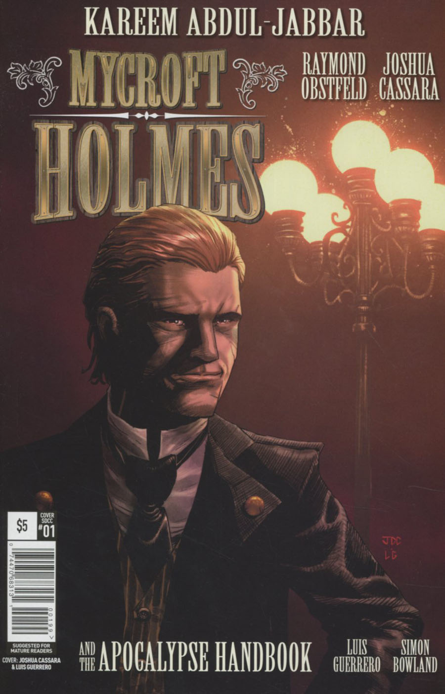 Mycroft Holmes And The Apocalypse Handbook #1 Cover F SDCC Exclusive Josh Cassara Variant Cover