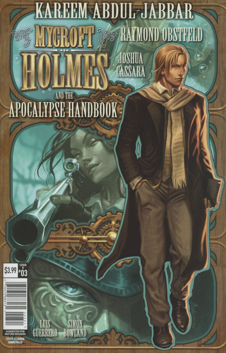 Mycroft Holmes And The Apocalypse Handbook #3 Cover B Variant Claudia Ianniciello Cover