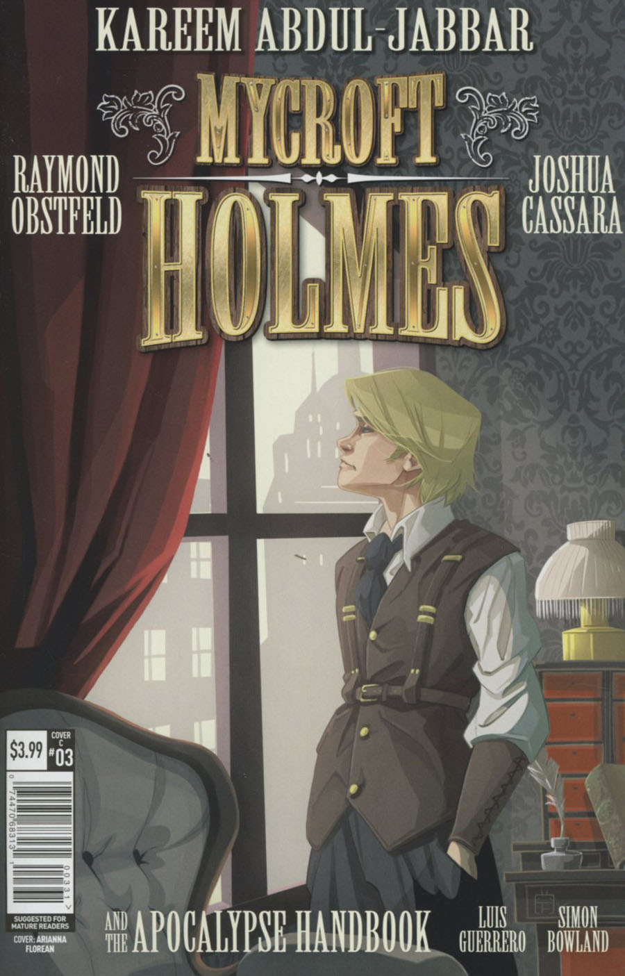 Mycroft Holmes And The Apocalypse Handbook #3 Cover C Variant Arianna Florean Cover