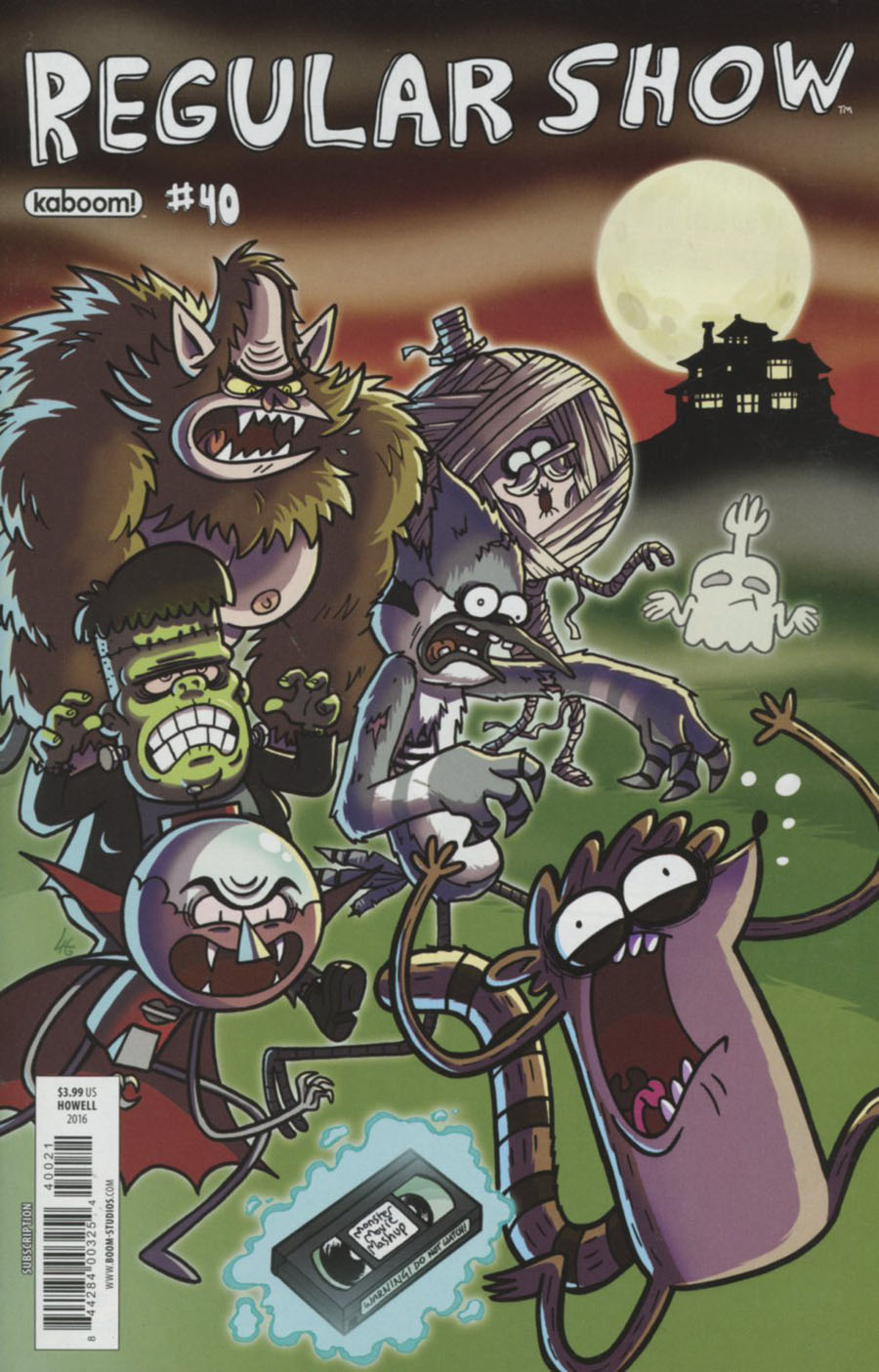 Regular Show #40 Cover B Variant Laura Howell Subscription Cover