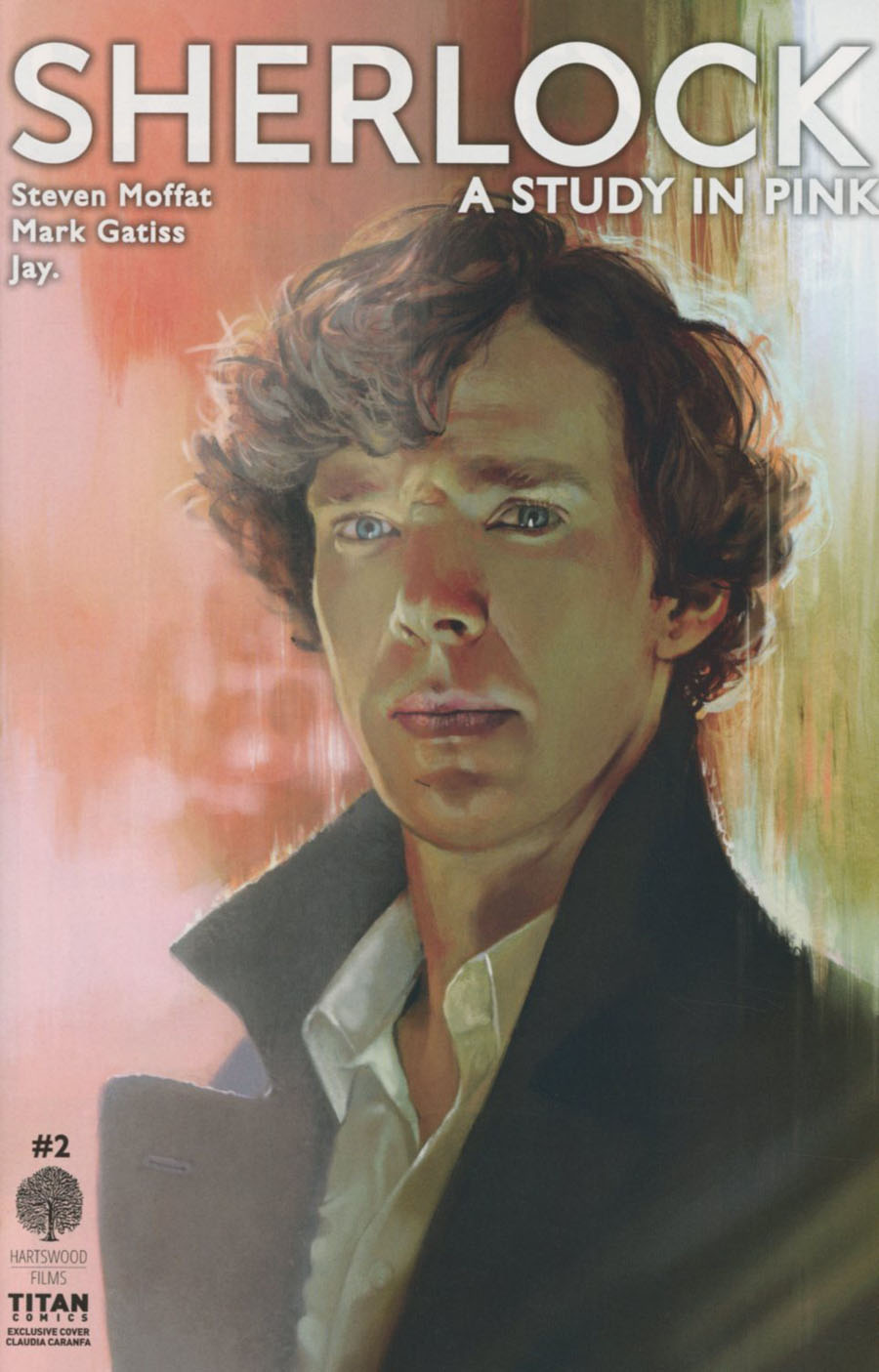 Sherlock A Study In Pink #2 Cover D SDCC Exclusive Claudia Caranfa Variant Cover