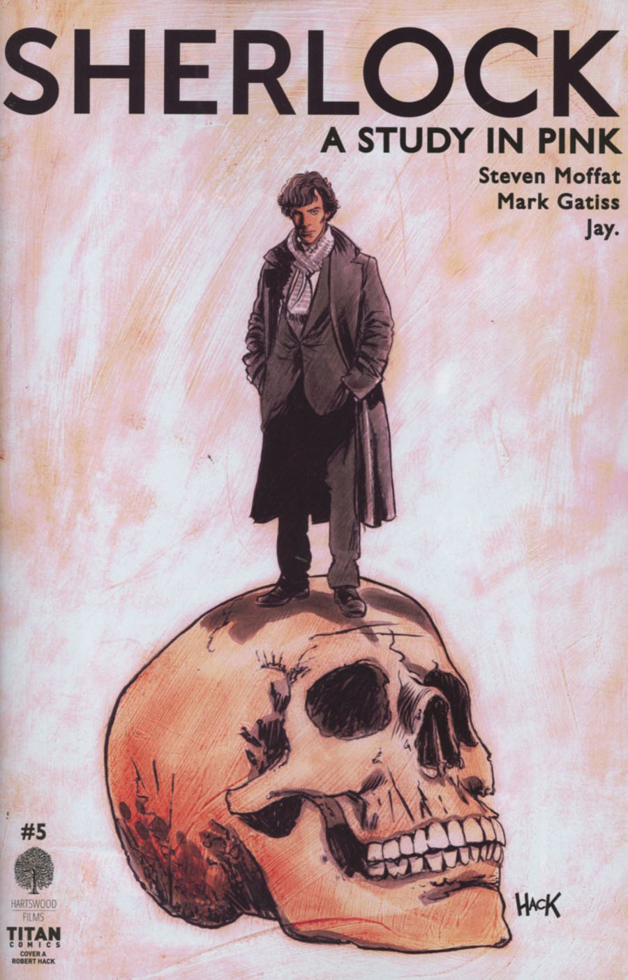 Sherlock A Study In Pink #5 Cover A Regular Robert Hack Cover