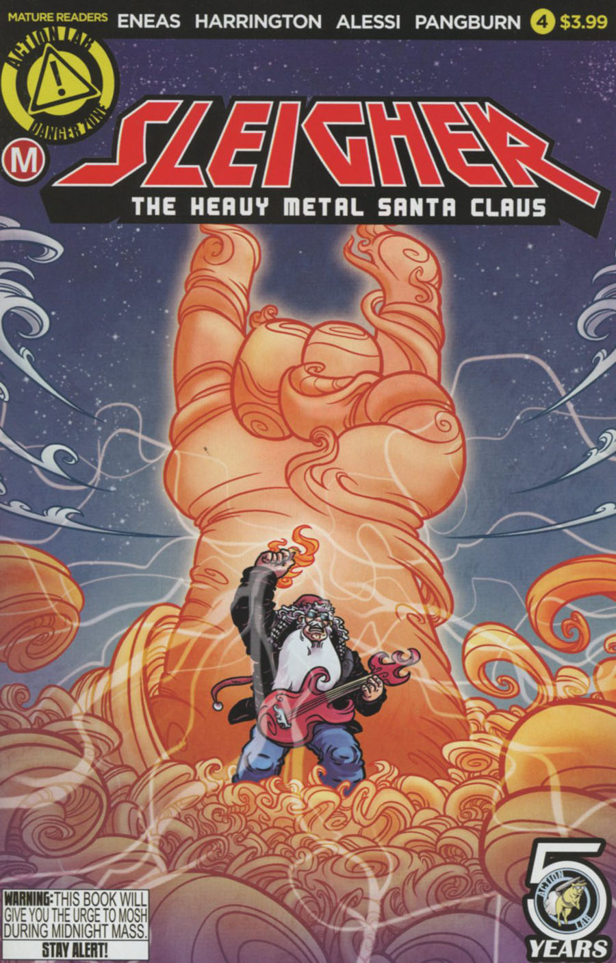 Sleigher Heavy Metal Santa Claus #4