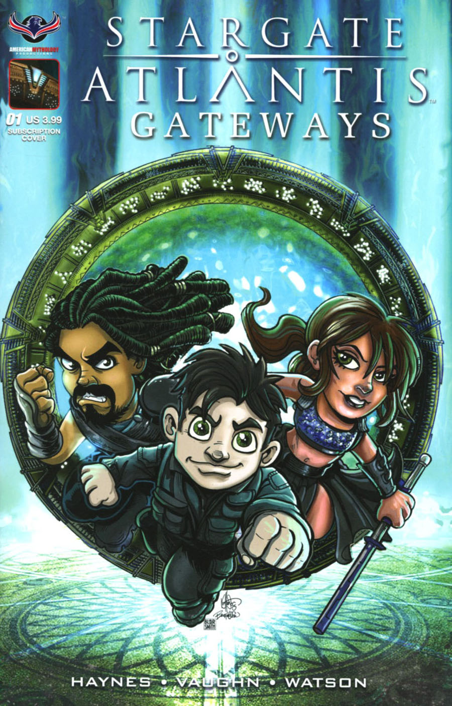 Stargate Atlantis Gateways #1 Cover B Variant Gate Kids Subscription Cover
