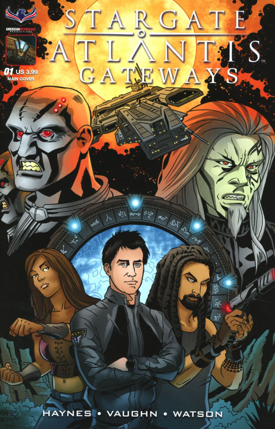 Stargate Atlantis Gateways #1 Cover A Regular Matt Wieringo Cover