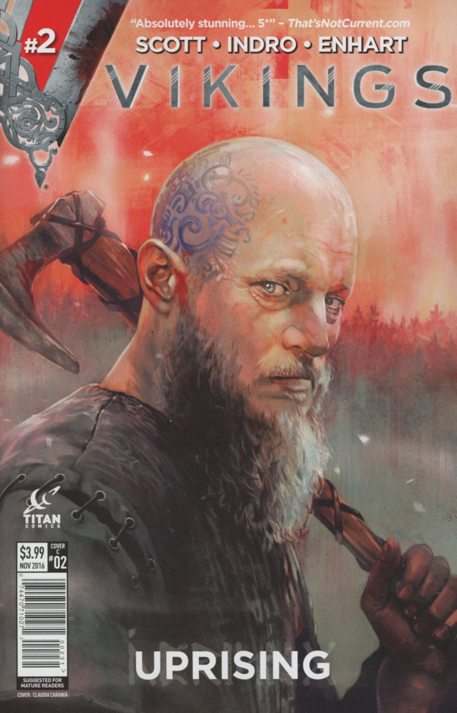 Vikings Uprising #2 Cover C Variant Claudia Caranfa Cover