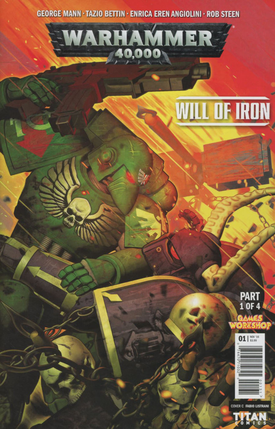 Warhammer 40000 Will Of Iron #1 Cover C Variant Fabio Listrani Cover