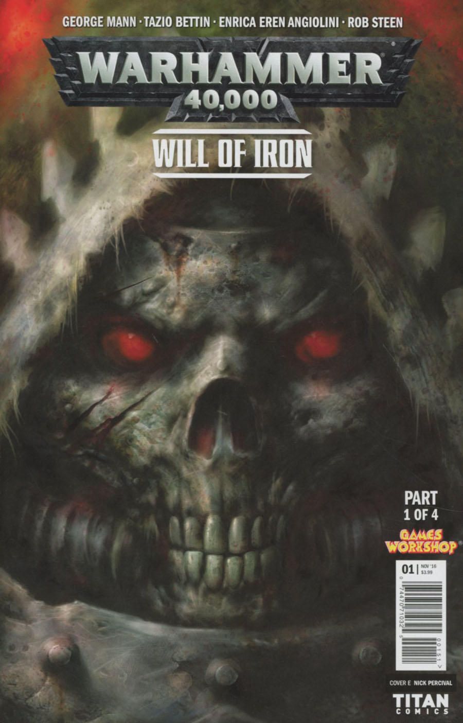 Warhammer 40000 Will Of Iron #1 Cover E Variant Nick Percival Cover