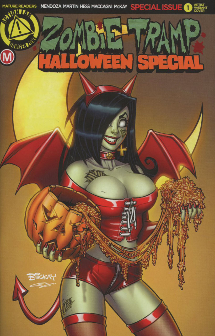 Zombie Tramp Halloween Special 2016 Cover E Variant Bill McKay Artist Cover