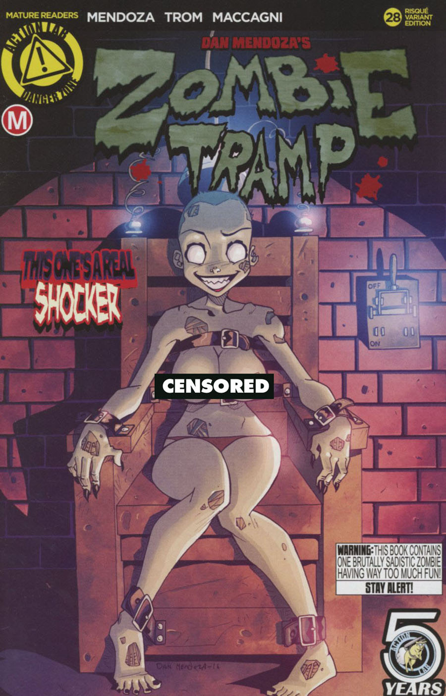 Zombie Tramp Vol 2 #28 Cover B Variant Dan Mendoza Risque Cover