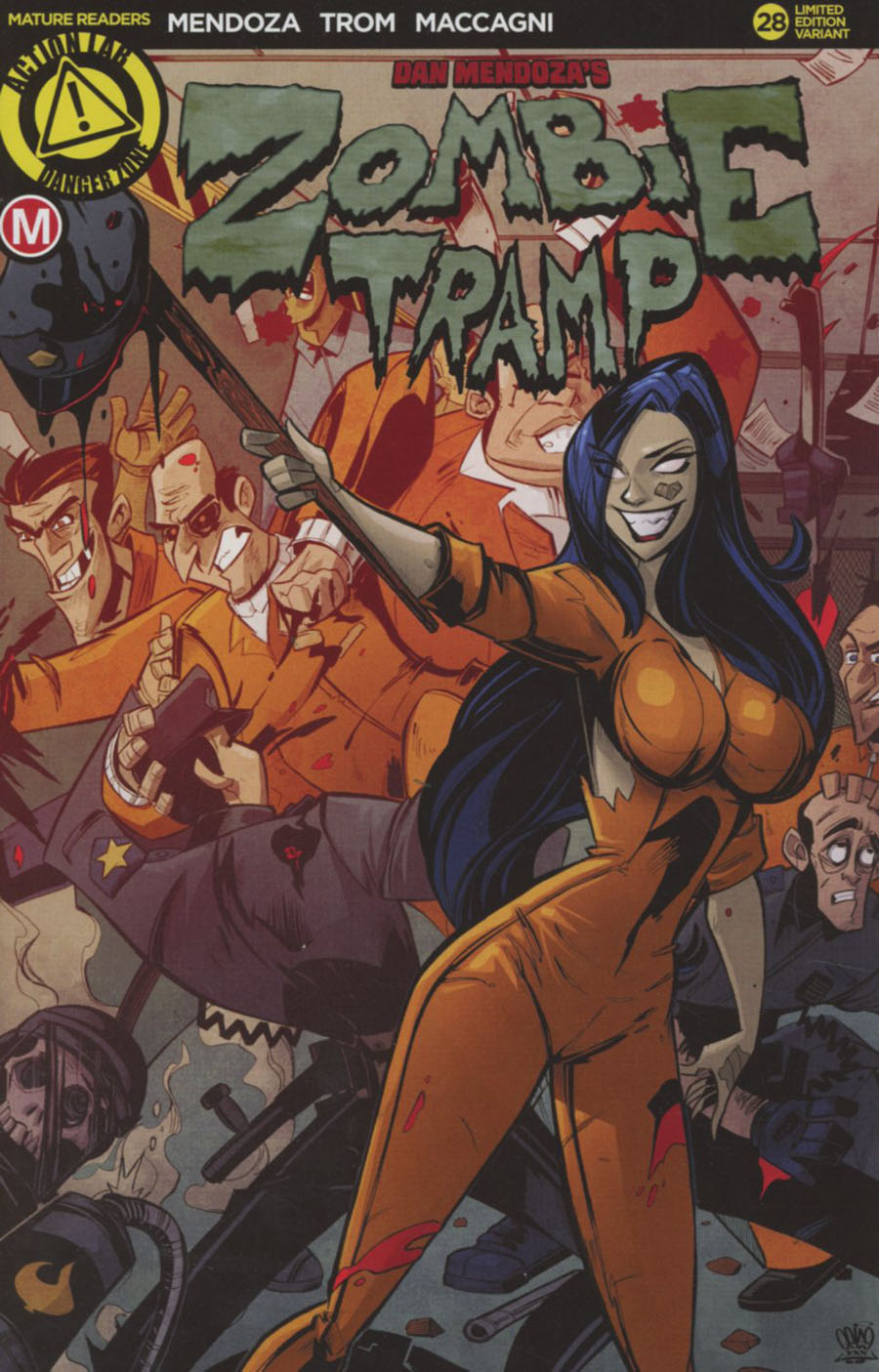 Zombie Tramp Vol 2 #28 Cover C Variant Marcelo Trom Prison Riot Cover