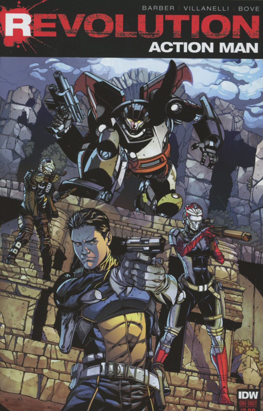Action Man Revolution #1 Cover A Regular Drew Johnson Cover