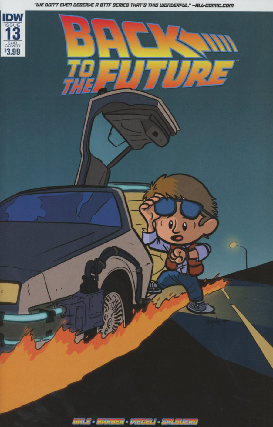 Back To The Future Vol 2 #13 Cover B Variant Chris Eliopoulous Subscription Cover