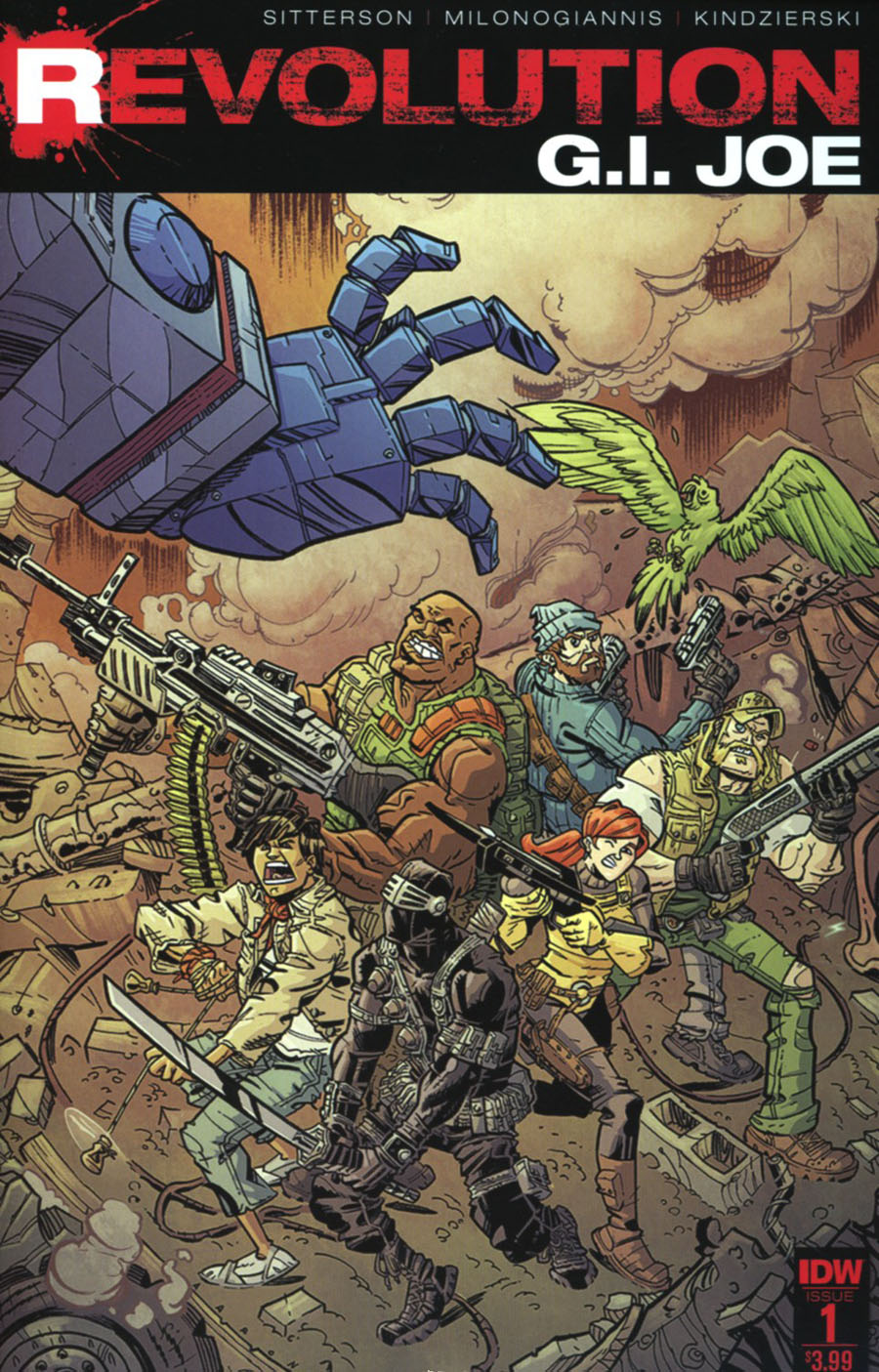 GI Joe Revolution #1 Cover A Regular Aaron Conley Cover