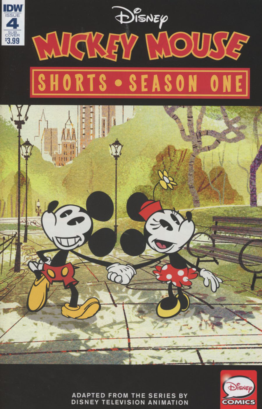 Mickey Mouse Shorts Season 1 #4 Cover B Variant Animation Art Subscription Cover