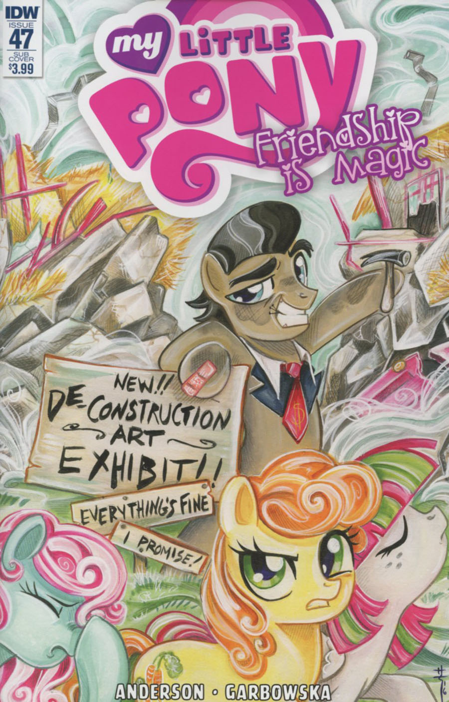 My Little Pony Friendship Is Magic #47 Cover B Variant Sara Richard Subscription Cover