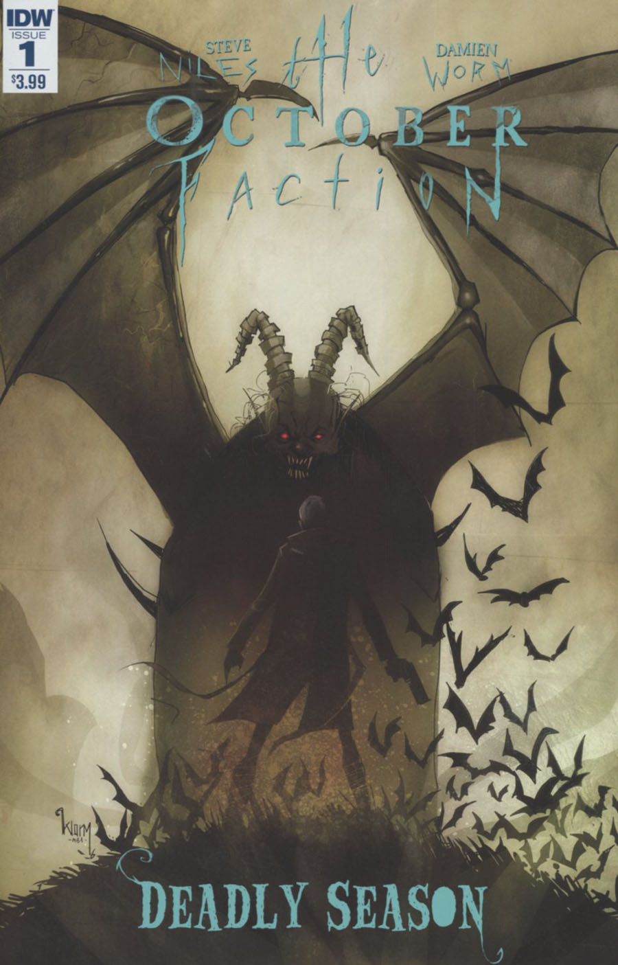 October Faction Deadly Season #1 Cover A Regular Damien Worm Cover