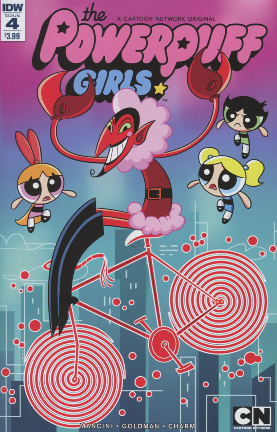 Powerpuff Girls Vol 3 #4 Cover A Regular Derek Charm Cover