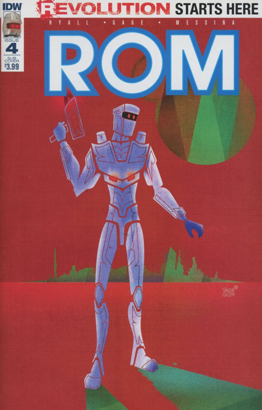 ROM Vol 2 #4 Cover D Variant Jeffrey Veregge Subscription Cover