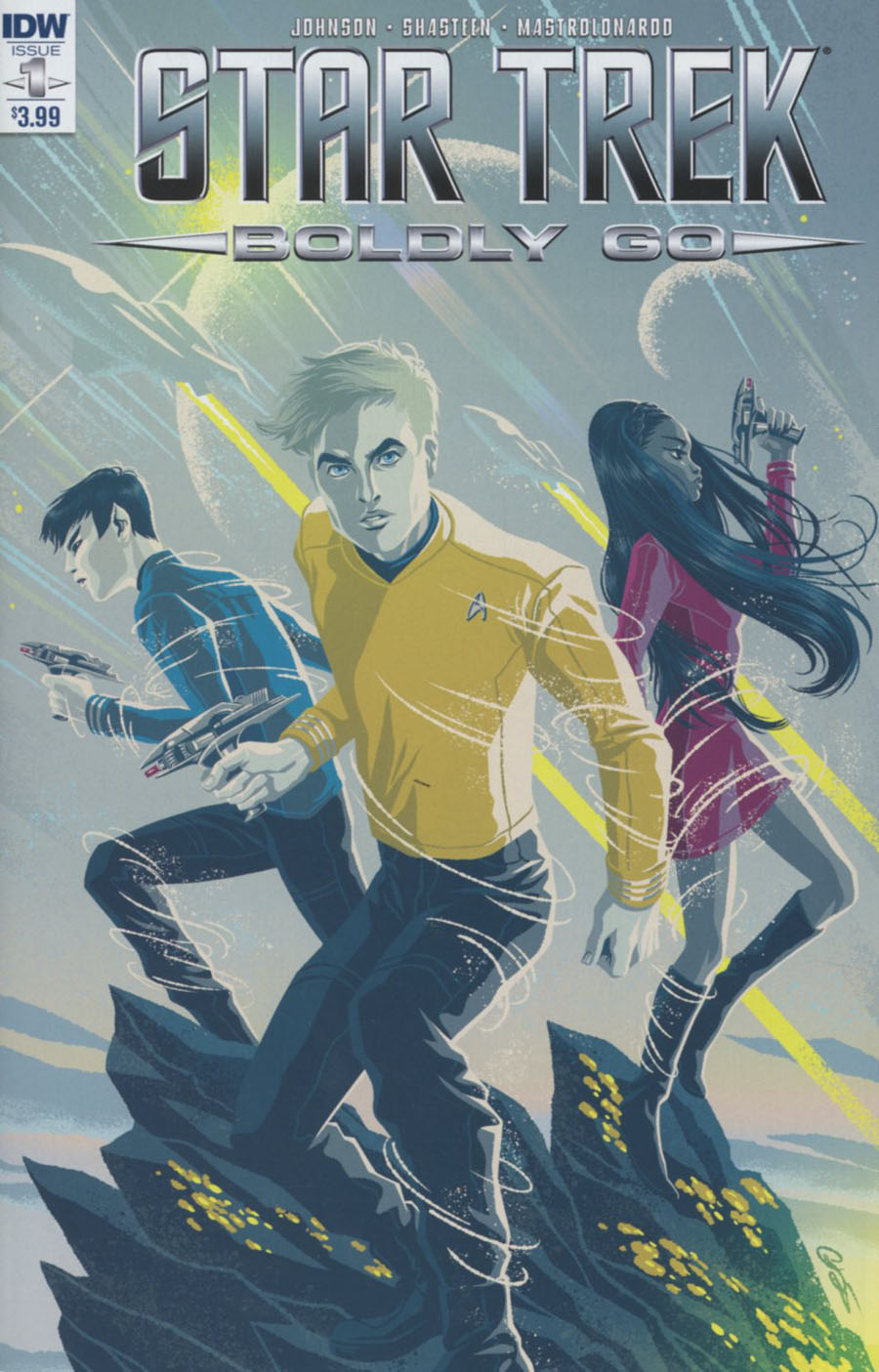 Star Trek Boldly Go #1 Cover A Regular George Caltsoudas Cover